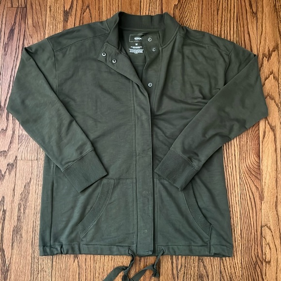 Sonoma Olive Zip Up - Picture 1 of 5